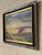 Yellow j.p. Signed Rural Landscape Oil Painting on Canvas Vintage Mid-Century Modern 1970s For Sale - Image 8 of 9