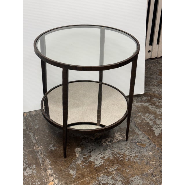 2010s Crate & Barrel Clairemont Side Tables, Pair For Sale - Image 5 of 12