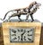 French Art Deco Mantel Clock with Chrome-Plated Bronze Lion, 1930s For Sale - Image 4 of 18