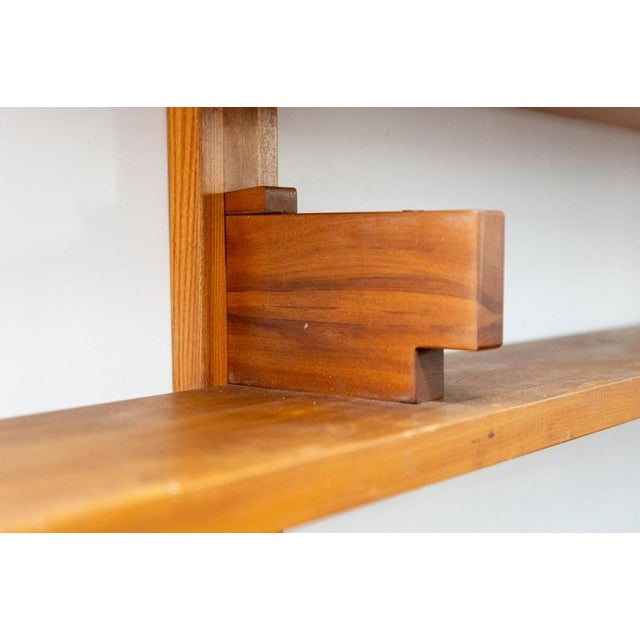 Large Elm Bookcase by Pierre Chapo, 1980s For Sale - Image 3 of 4