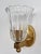 Vintage Italian Brass and Murano Glass Wall Sconces, 1990s, Set of 2 For Sale - Image 15 of 17