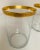 Art Deco 1930s Art Deco Gold Rimmed Juice Glasses - Set of 5 For Sale - Image 3 of 5