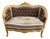1950s French Atelier Louis XVI Gold Beech Settee - 1 Pc For Sale