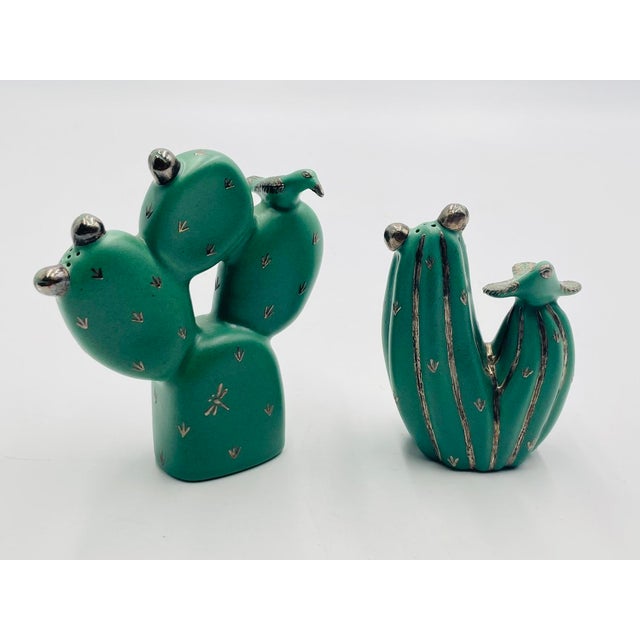 1980s 1980s Emilia Castillo Pure Silver & Porcelain Salt & Pepper Shakers, Mexican Modernism For Sale - Image 5 of 18