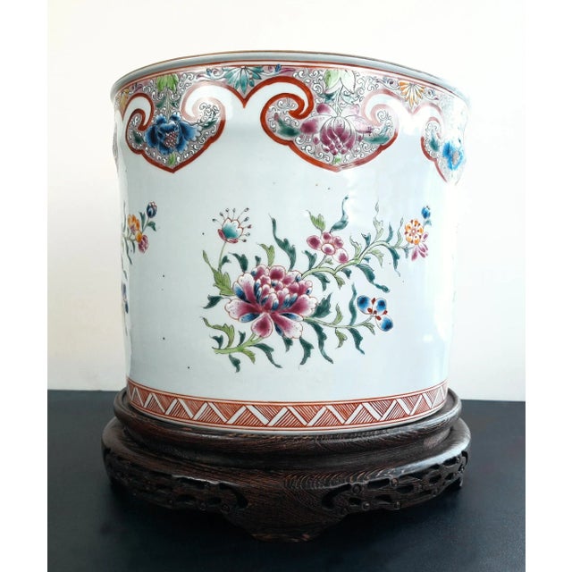Large Chinese Porcelain Bitong For Sale - Image 4 of 10
