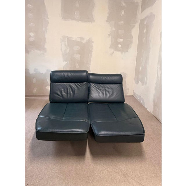Vintage DS 450 Twist Leather Sofa by Thomas Althaus for de Sede, 1990s For Sale - Image 3 of 11