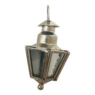 Antique Metal Lantern Christmas Ornament For Sale
