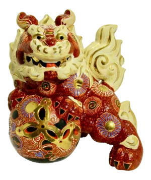 Japanese Modern Good Luck Dog Figurine