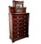 Kimbel & Cabus Gothic Revival Walnut Tall Chest With Mirror 84" For Sale - Image 15 of 18