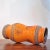 Shapely Orange Bitossi Vase Designed by Aldo Londi for Raymor For Sale In Austin - Image 6 of 10