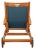 Brown Kamson Sunlounger - Natural/Navy For Sale - Image 8 of 10