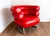 Vintage Red Leather Lounge Chair by Eileen Gray, 1980s For Sale - Image 17 of 18