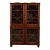 R. J. Horner Style Antique Arts & Crafts Mahogany Leaded Glass Bookcase, Circa 1920s For Sale