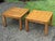 Mid-Century Modern Vintage Thomasville Furniture Asian Ming Style Parquetry End Side Tables For Sale - Image 3 of 8
