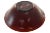 Traditional Ruby Red Glass 11” Bowl For Sale - Image 3 of 4