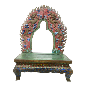 Buddhist Enamel Image Stand Circa 19/20th
