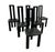 Postmodern Dining Chairs by Pietro Costantini, 1970s, Set of 6 For Sale - Image 6 of 6