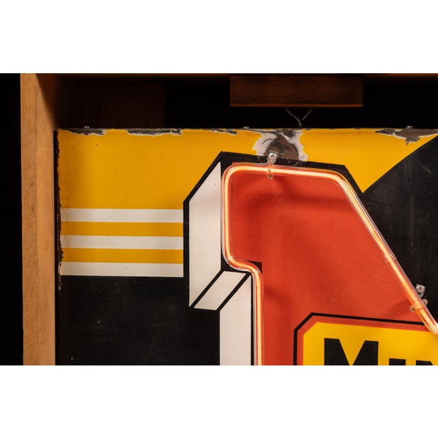 Mid 20th Century Vintage Minneapolis-Moline SSP Neon Sign For Sale - Image 5 of 9