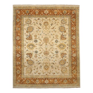 Handmade Indo Persian Rug. 8'x 9'9" For Sale