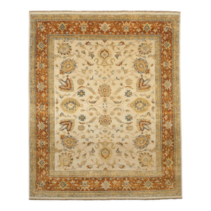 Handmade Indo Persian Rug. 8'x 9'9"