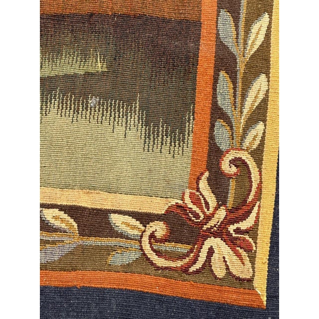Antique French Handwoven Aubusson Tapestry, 1890s For Sale - Image 17 of 18