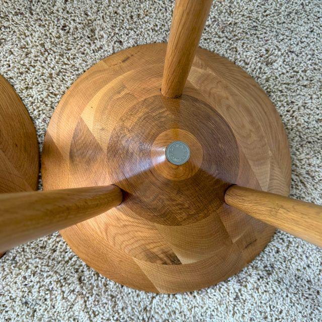 Late 20th Century, Design by Conran, Solid Oak End Tables, Pair For Sale - Image 13 of 17