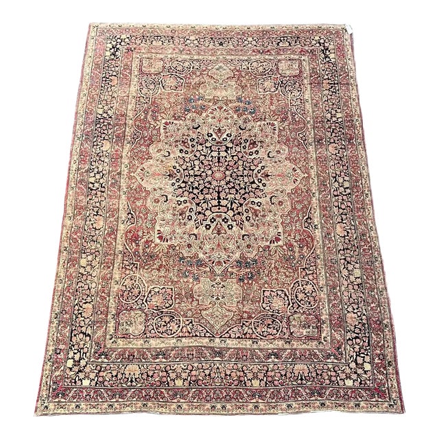Antique Late 19th Century Lavar Rug For Sale