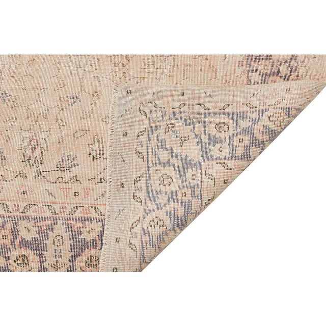 Mid 20th Century Mid 20th Century Large Vintage Turkish Oushak Rug For Sale - Image 5 of 7