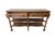 Bassett Country French Console Table Vintage Provincial Wood Sofa Server 2 Drawer For Sale - Image 9 of 12