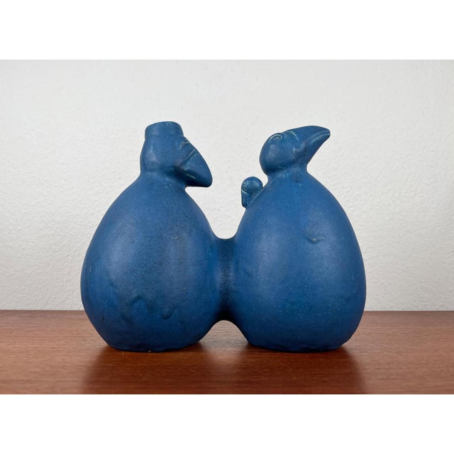 Postmodern Dutch Studio Pottery Sculptural Vase with Bird Design from Agu Reuver, Holland, 1996 For Sale - Image 10 of 18