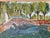 1960's I. Malvin Impressionist Landscape Oil Painting on Masonite Board - Framed For Sale - Image 9 of 12