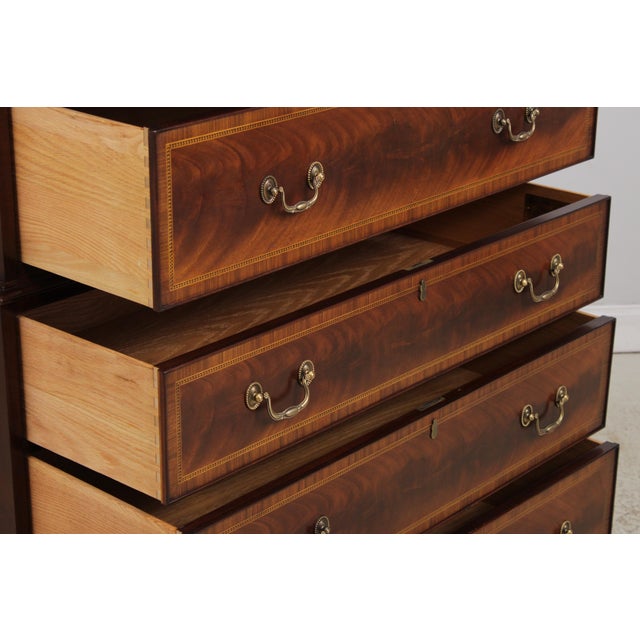2000 - 2009 Henkel Harris Nancy Saunders Witt Mahogany Chest For Sale - Image 5 of 18