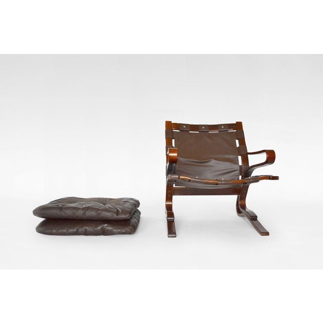 Vintage Low-Back Kengu Armchairs by Elsa and Nordahl Solheim for Rybo Rykken & Co., 1970s, Set of 2 For Sale - Image 3 of 7