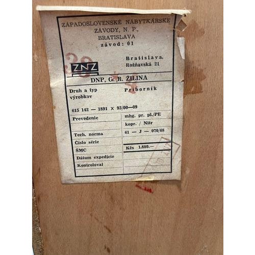 A- 156 vintage closet by znz zilina +-1970 in superb original condition with compagny sticker and [working] key dims; h=...