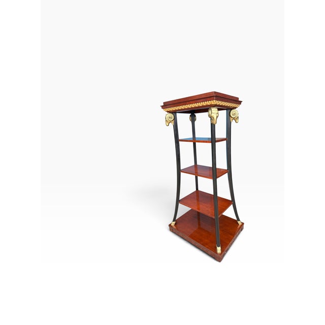Neoclassical Striking Neoclassical Étagère by John Widdicomb, Model Jw-1732, Dating to 2007. For Sale - Image 3 of 14