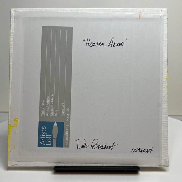 2020s "Heaven Above" Contemporary Original Landscape Painting by Deb Bossert For Sale - Image 5 of 5