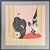 Art Deco Framed Art Deco Erté "Loge De Théâtre" Silk Scarf For Sale - Image 3 of 9