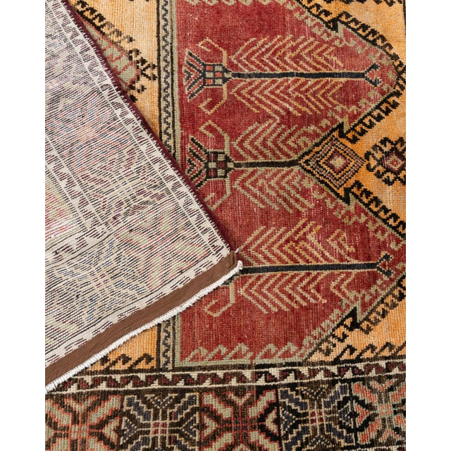 Vintage Turkish Oushak Rug 4ft 9in X 12ft 8in For Sale - Image 11 of 14