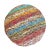 Repurposed original Indian sari cloth remnants hand woven to create a fun and colorful pouf / stool / ottoman. Each is...