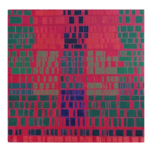 'Abstract in Red' by Carmélio Rodrigues Cruz, 1966, Brasil, São Paulo Bienniale, Museum of Modern Art Resende, New York, Chicago