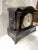 Antique American Black Mantel Clock by Waterbury For Sale - Image 4 of 7
