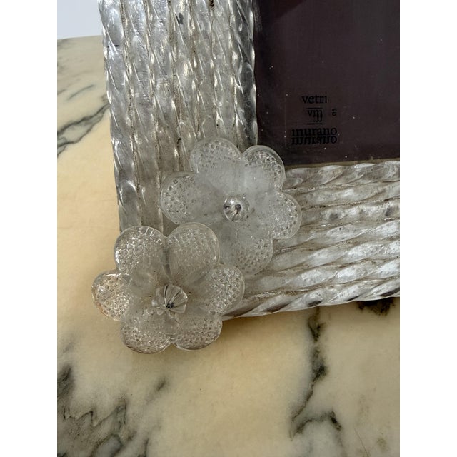 Large Murano Glass Photograph Holder from Vetri Murano, 1960 For Sale - Image 10 of 14