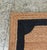 Mid-Century Modern Handwoven Natural Jute Doormat Rug With Bold Black Frame Design For Sale - Image 3 of 12