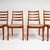 Solid set of 4 beech spindle chairs by JK Mobler. Danish craftsmanship from the 1970s and still popular. The set is in...