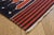 Indian Red, White, and Blue Mehrab Rug, 1970s For Sale - Image 10 of 16