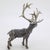 Large Vintage Italian Handmade Genuine Silver Stag Deer Figurine by Mario Cerreti, 1960s For Sale - Image 10 of 16