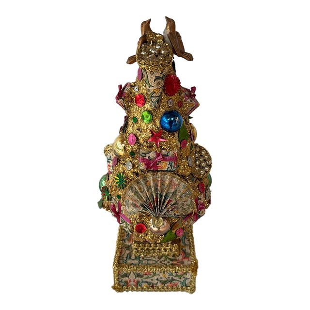 Vintage Scully & Scully Jeweled Hospitality Christmas Tree For Sale