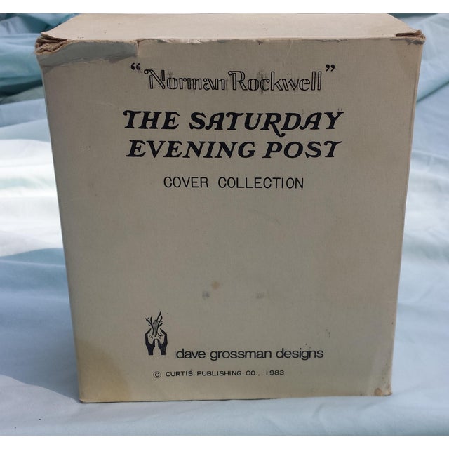 Modern Norman Rockwell Saturday Evening Post Cover Collection "Country Critic" Style Nr-43 Circa 1983 For Sale - Image 3 of 11