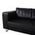 Modern Indivi Leather Two-Seater Black Sofa by BoConcept For Sale - Image 3 of 14