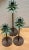Vintage Palm Tree Candleholders- Set of Three For Sale In Sacramento - Image 6 of 6
